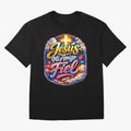 Jesus my faithful friend Oversized T-Shirt Bring FIFA World Cup 2026 USA Canada Mexico for Fans of CR7 and Messi and Argentina, Bringing Championship Spirit, Famous Goals, Roaring Crowds and International Football Unity; Created for Match Day