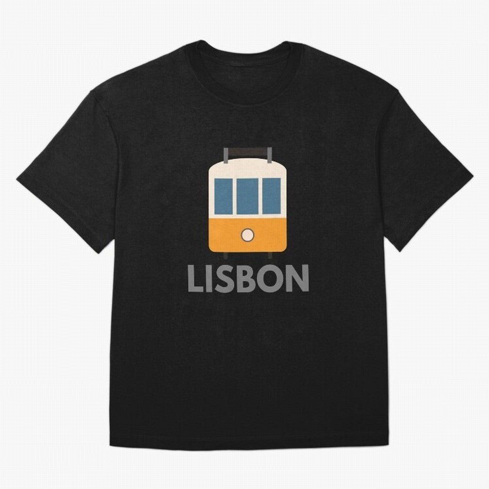 Lisboa Tram (Lisbon city, Portugal) Oversized T-Shirt Celebrate Fan Culture around FIFA World Cup 2026 Group Stage Built around Mbappe and Neymar, Argentina Energy, Stadium Memories, Football Loyalty, International Chants and Championship