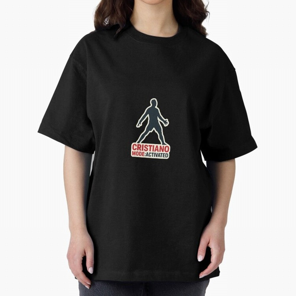 Cristiano Mode: Activated Oversized T-Shirt Capture Global Football Passion for FIFA World Cup 2026 USA Canada Mexico, Built around Messi and Cristiano Ronaldo, Portugal, Stadium Chants, National Pride, Trophy Dreams and Unforgettable Football