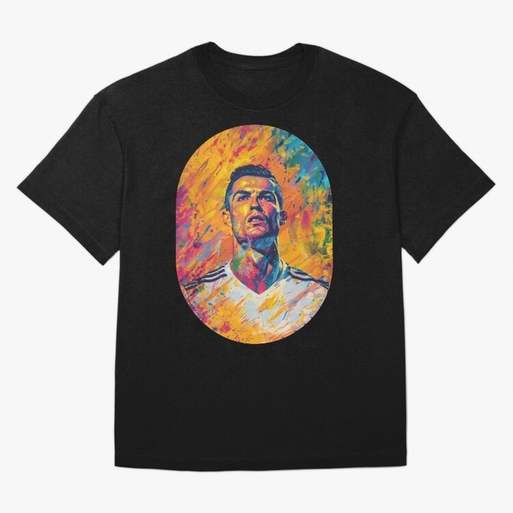 Cristiano Oversized T-Shirt Follow the Road to Match Day Hype around FIFA World Cup 2026 USA Canada Mexico, Neymar, France and Portugal, Supporter Pride, Iconic Celebrations, Legendary Names and Global Match Day Energy; Ideal for Passionate Fans