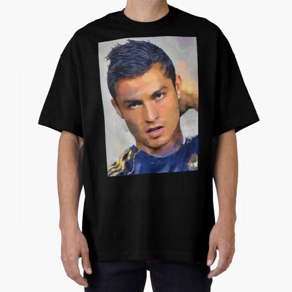 Cristiano Oversized T-Shirt Treasure FIFA World Cup 2026 USA Canada Mexico Celebrating CR7 and Messi, France Energy, Stadium Chants, National Pride, Trophy Dreams and Unforgettable Football Memories; Perfect for People Who Love Argentina, Brazil,