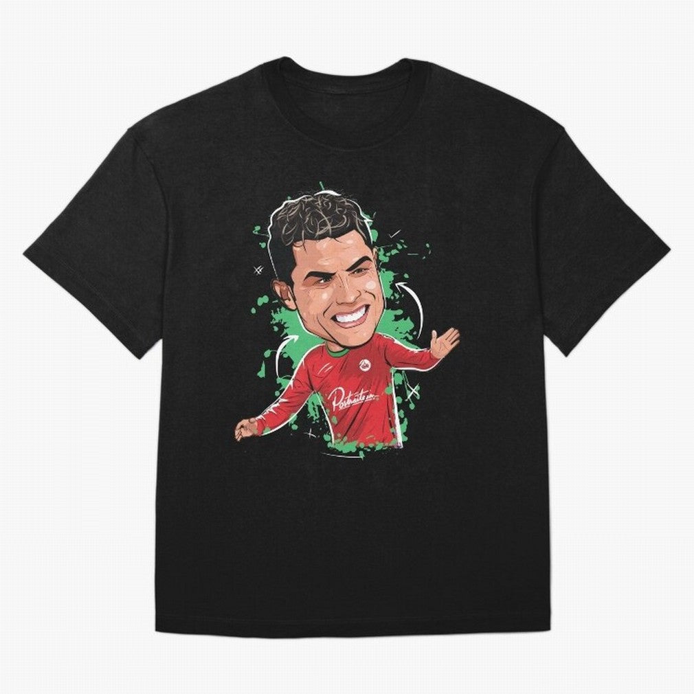Cristiano Oversized T-Shirt Embrace FIFA World Cup 2026 Group Stage Spirit, Driven by France, Haaland and Mbappe, Soccer Culture, Superstar Moments, National Team Dreams and Competitive Fire; Great for Watch Parties, Sports Bars, Family Nights, Fan