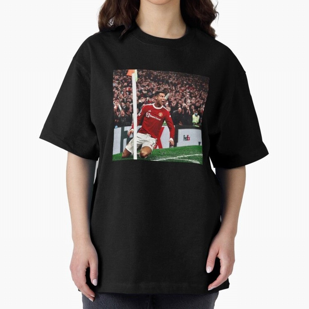 Cristiano Oversized T-Shirt Refresh FIFA World Cup 2026 USA Canada Mexico Spirit, Celebrating Brazil, Messi, Vintage Soccer Flavor, Modern Football Stars, National Flags and Final Night Emotion; Perfect for Fans, Collectors, Family Gatherings,