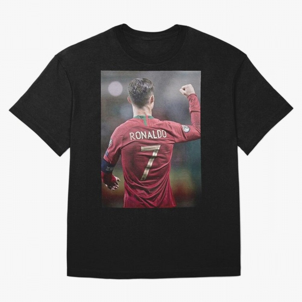 Cristiano Ronaldo CR7 Oversized T-Shirt Relive Legendary Nights from FIFA World Cup 2026 Group Stage Centered on Haaland, Portugal, Spain and Germany Energy, Champion Mindset, Group Stage Buzz, Knockout Tension and Passionate Fan Culture; Made for