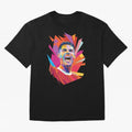 Cristiano Ronaldo Pop Art WPAP Oversized T-Shirt Upgrade Global Football Passion for FIFA World Cup 2026 Group Stage, Built around Cristiano Ronaldo, Haaland and CR7, Germany, Stadium Memories, Football Loyalty, International Chants and