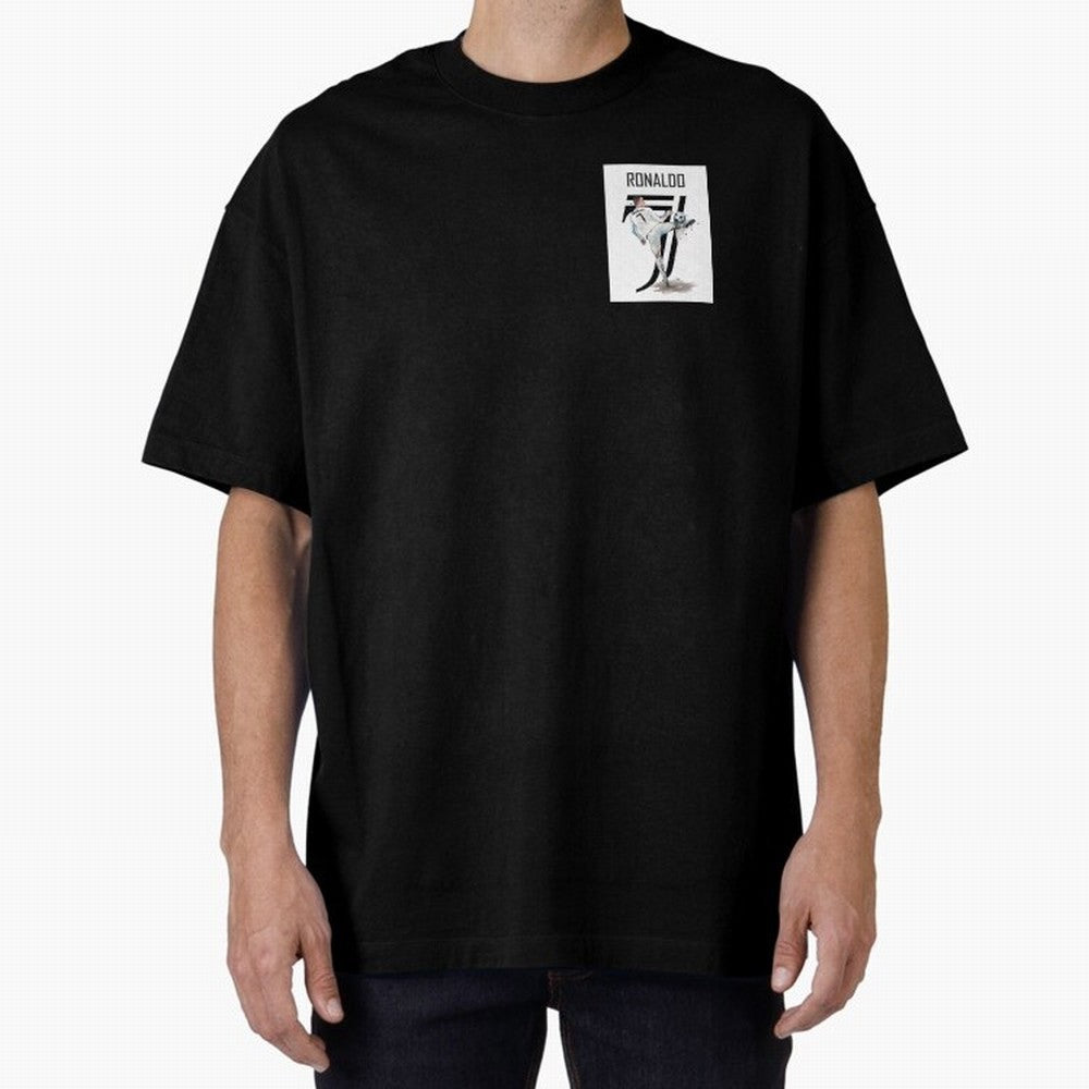 RONALDO CRISTIANO 7 Oversized T-Shirt Fuel Your Fan Pride for FIFA World Cup 2026 USA Canada Mexico Celebrating Mbappe and Neymar, Brazil, Portugal and Argentina Energy, Championship Spirit, Famous Goals, Roaring Crowds and International Football