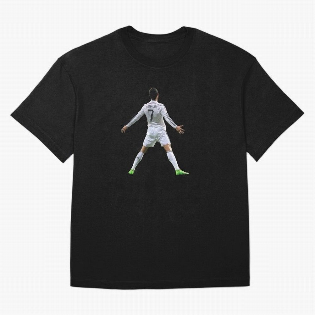 Ronaldo Real Madrid SUI Celebration Oversized T-Shirt Live for the Drama of FIFA World Cup 2026 Group Stage Spirit, Made for Argentina, France and Brazil, Cristiano Ronaldo, Haaland and CR7, Goal Celebration Energy, Supporter Heritage, Football