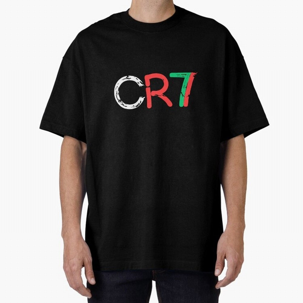CR7 Cristiano Ronaldo Design Oversized T-Shirt Bring Stadium Energy to FIFA World Cup 2026 Spirit, with Netherlands, Messi, Stadium Memories, Football Loyalty, International Chants and Championship Tradition; Great for Supporters Who Love Legendary