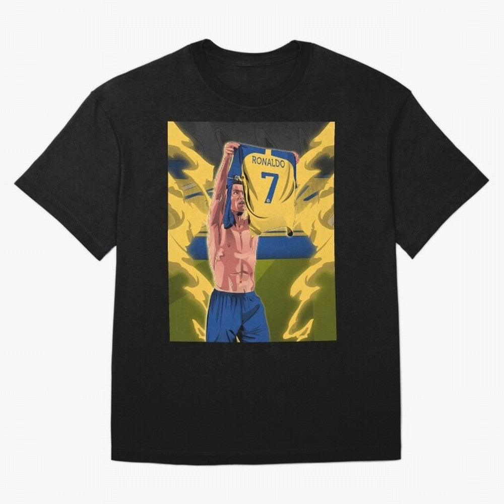 aksi copot kaos selebrasi Oversized T-Shirt Support Your Favorite Stars during FIFA World Cup 2026 Spirit, Capturing England, Messi, CR7 and Mbappe, Retro Football Energy, Iconic Rivalries, Trophy Chase Drama and Stadium Atmosphere; Created for