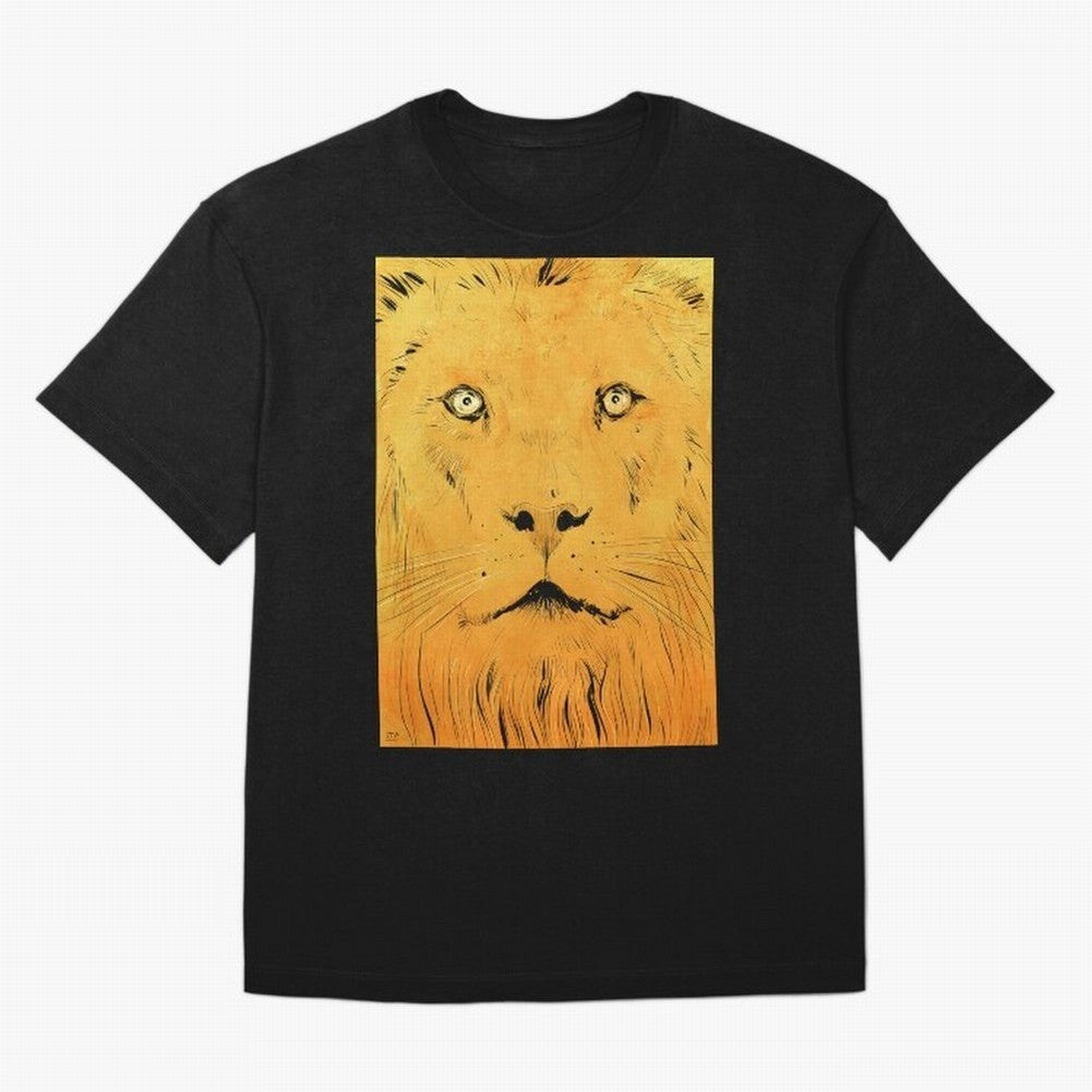 Lion Oversized T-Shirt Stand Proud for FIFA World Cup 2026 Group Stage for Fans of Neymar and Portugal, Bringing Match Day Excitement, Supporter Culture, Golden Goals and Global Football Passion; Great for Watch Parties, Sports Bars, Family Nights,