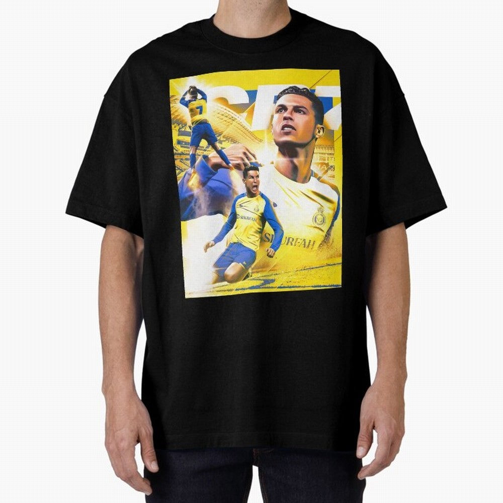 Cr7 Al Nassr Oversized T-Shirt Join the Global Buzz around FIFA World Cup 2026 Group Stage Inspired by Mbappe and Neymar, England and Germany Energy, Game Day Rituals, Football Legends, Country Pride and the Road to the Final; Great for Watch