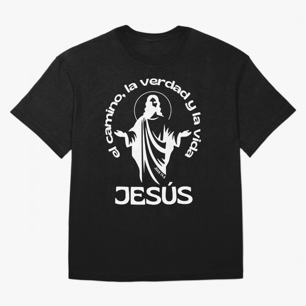 JES¨²S - el camino, la verdad y la vida Oversized T-Shirt Celebrate Soccer Greatness during Global Football Passion for FIFA World Cup 2026 USA Canada Mexico, Highlighting Messi, England, Supporter Pride, Iconic Celebrations, Legendary Names and