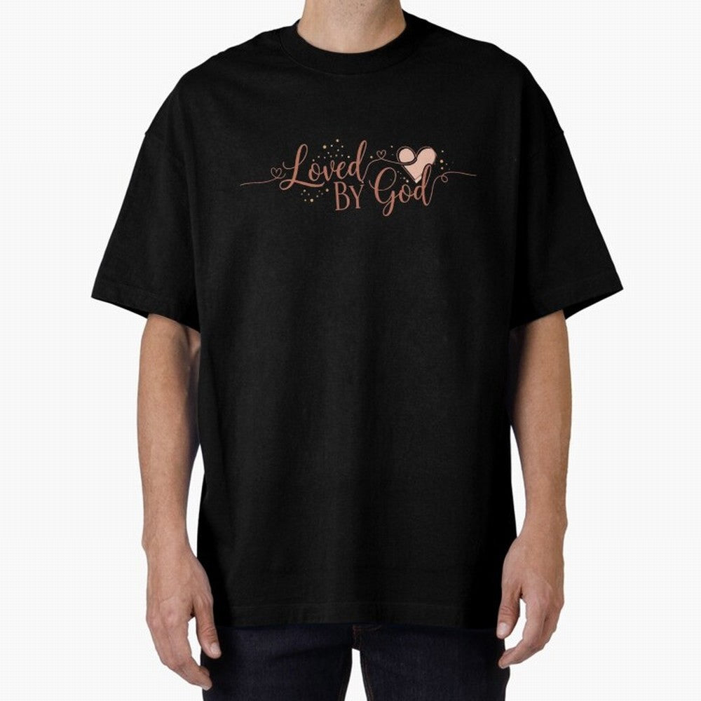 Loved by God Oversized T-Shirt Bring Retro Soccer Energy to FIFA World Cup 2026 Group Stage Built around Haaland and Mbappe, Portugal, Spain and Germany Energy, Worldwide Fan Energy, Dramatic Goals, Stadium Lights and Championship Celebrations;