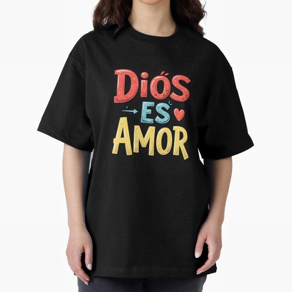 Dios Es Amor T Shirt Oversized T-Shirt Show Fan Pride Across FIFA World Cup 2026 for Fans of Haaland and Argentina, Bringing Supporter Pride, Iconic Celebrations, Legendary Names and Global Match Day Energy; Made for Collectors Who Enjoy Iconic