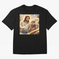 Jesus cure the blind Oversized T-Shirt Embrace Global Football Passion for FIFA World Cup 2026, Capturing Mbappe and Neymar, Brazil, Portugal and Argentina, Retro Football Energy, Iconic Rivalries, Trophy Chase Drama and Stadium Atmosphere; Great