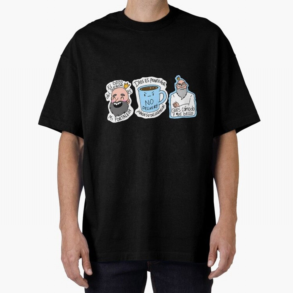 El Gozo Del Seor Es Mi Fortaleza Recuerda Que Dios Es Proveedor No Delivery Oversized T-Shirt Keep the Match Day Mood of Global Football Passion for FIFA World Cup 2026 Group Stage, Capturing Messi, Portugal, Spain and Germany, Goal Celebration