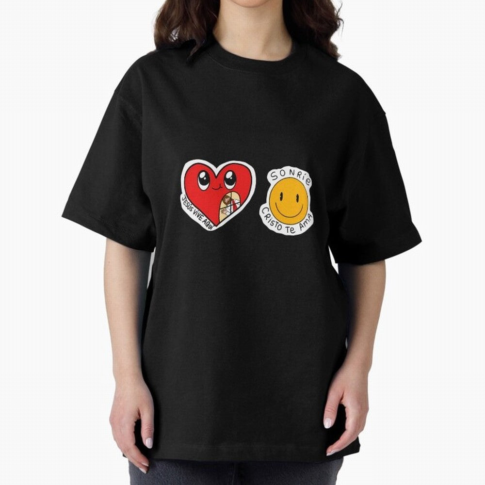 Jesus Vive Aqu Oversized T-Shirt Join the Global Buzz around Match Day Hype around FIFA World Cup 2026, Messi, Neymar and Mbappe, Portugal, Supporter Pride, Iconic Celebrations, Legendary Names and Global Match Day Energy; Perfect for Supporters