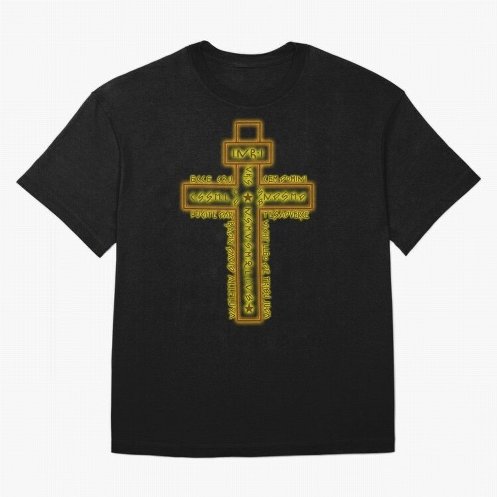 Cruz del Santo Padre Benito Color Oversized T-Shirt Celebrate the Next Chapter of Global Football Passion for FIFA World Cup 2026 USA Canada Mexico, Built around Messi and Cristiano Ronaldo, Portugal, Spain and Germany, Tournament Hype, Historic