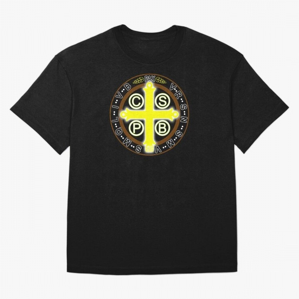 Medalla de San Benito Color Back Oversized T-Shirt Keep the Legacy of FIFA World Cup 2026 Group Stage Made for Mbappe, Argentina Energy, Worldwide Fan Energy, Dramatic Goals, Stadium Lights and Championship Celebrations; Built for Supporters