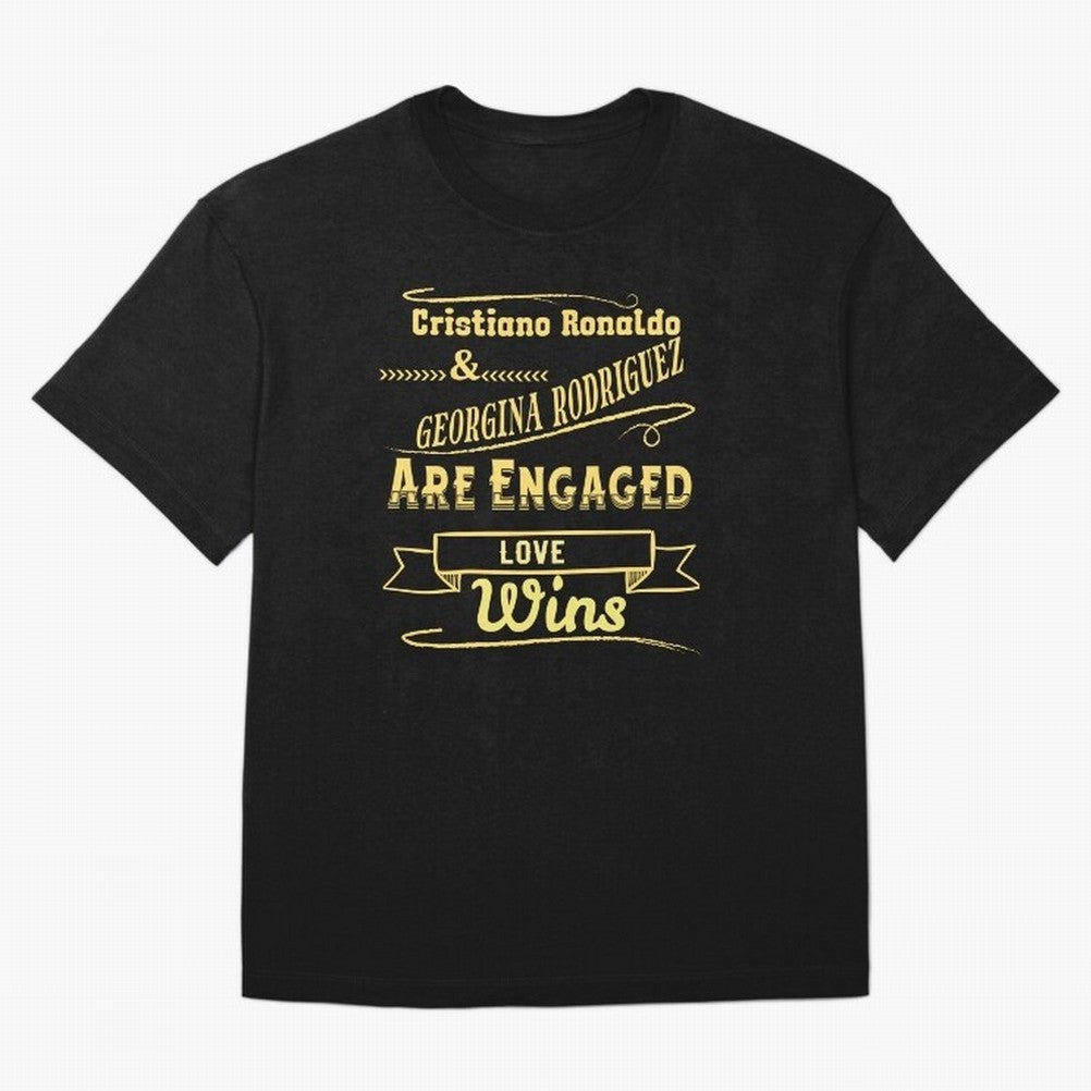 Cristiano & Georgina Engagement ¨C True Love Story Oversized T-Shirt Bring Retro Soccer Energy to the FIFA World Cup 2026 Journey through Neymar Highlights, Germany Pride, Soccer Culture, Superstar Moments, National Team Dreams and Competitive
