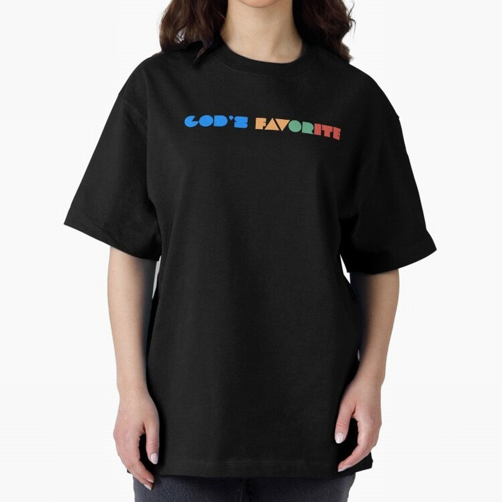 God's Favorite Oversized T-Shirt Turn Football Passion into Global Football Passion for FIFA World Cup 2026 USA Canada Mexico, Made for Messi, Neymar and Mbappe, England, Goal Celebration Energy, Supporter Heritage, Football Icons and Worldwide