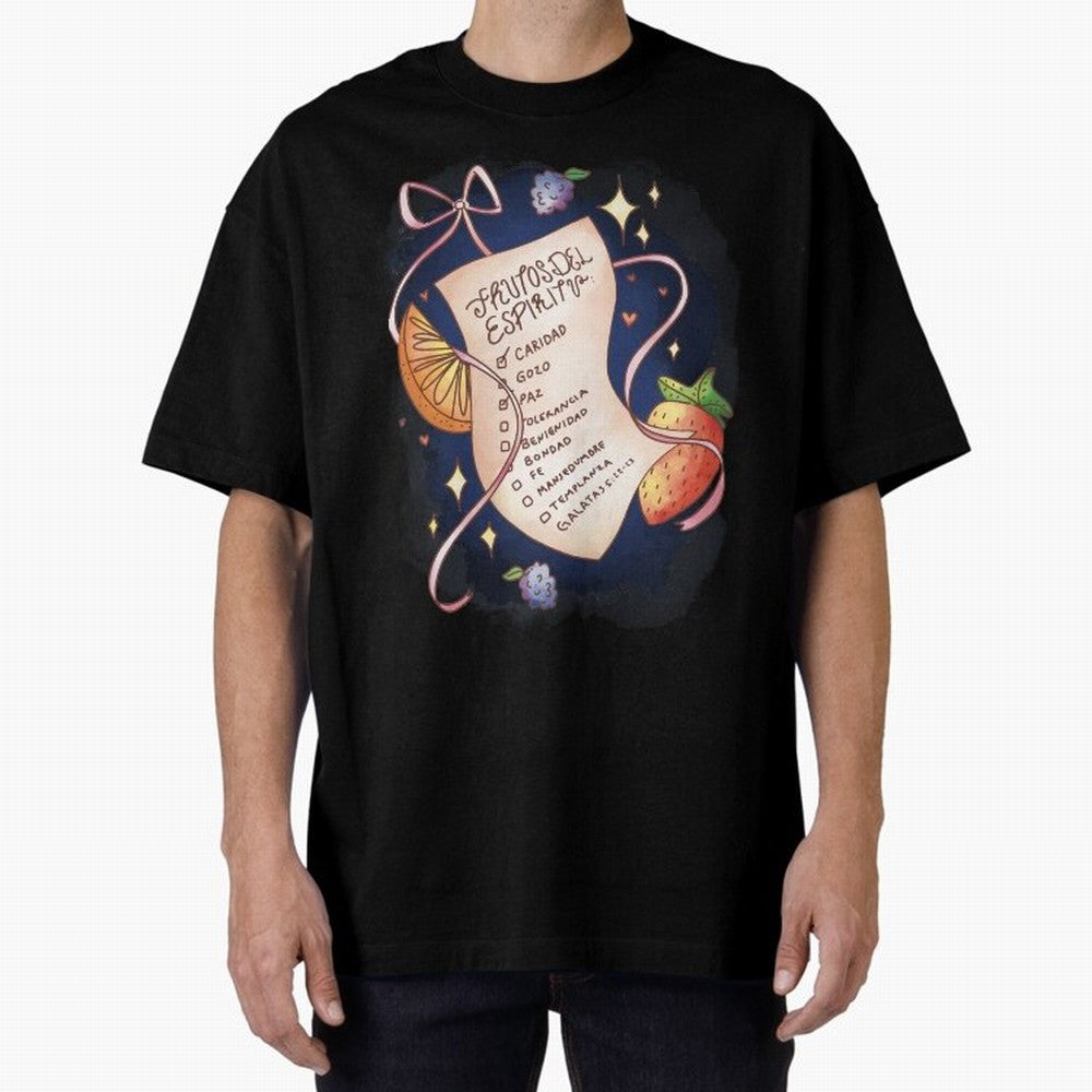 Chrisitian Frutos del Espiritu, Cristiano, Iglesia, Religioso Oversized T-Shirt Join Supporters Worldwide for Match Day Hype around FIFA World Cup 2026, Neymar, Argentina and Brazil, Football Festival Excitement, Trophy Ambitions, Country Rivalries