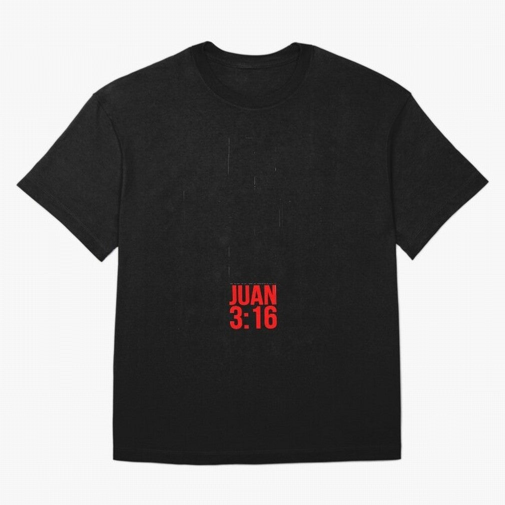Porque de tal manera amo Dios al mundo - Mensajes Biblicos para Cristianos - Spanish Biblical Quotes for Christians Oversized T-Shirt Keep the Legacy of FIFA World Cup 2026 with Haaland and Mbappe, Brazil, Portugal and Argentina Energy, Goal