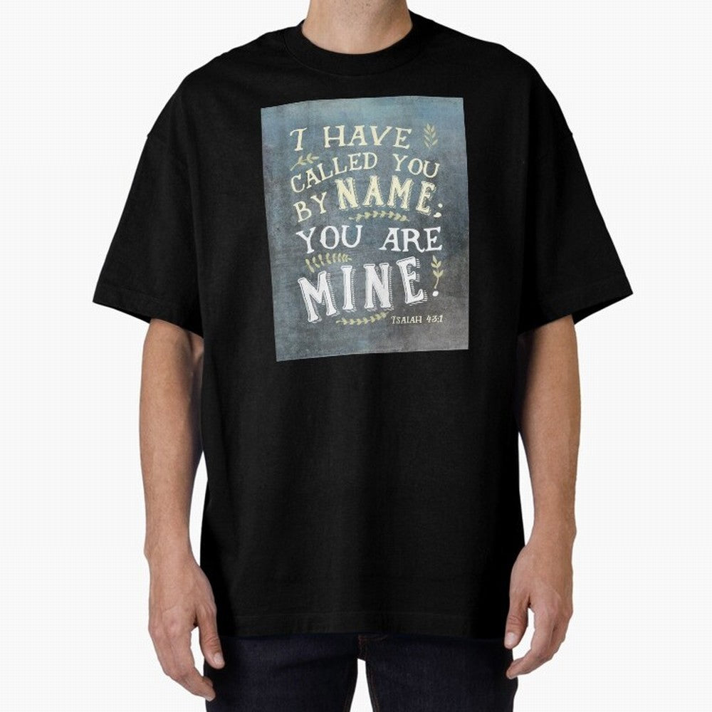 Isaiah 43:1: I Have Called You by Name Oversized T-Shirt Celebrate Football Dreams Across FIFA World Cup 2026 Group Stage Featuring Haaland and Mbappe, Argentina, France and Brazil Energy, Soccer Culture, Superstar Moments, National Team Dreams and