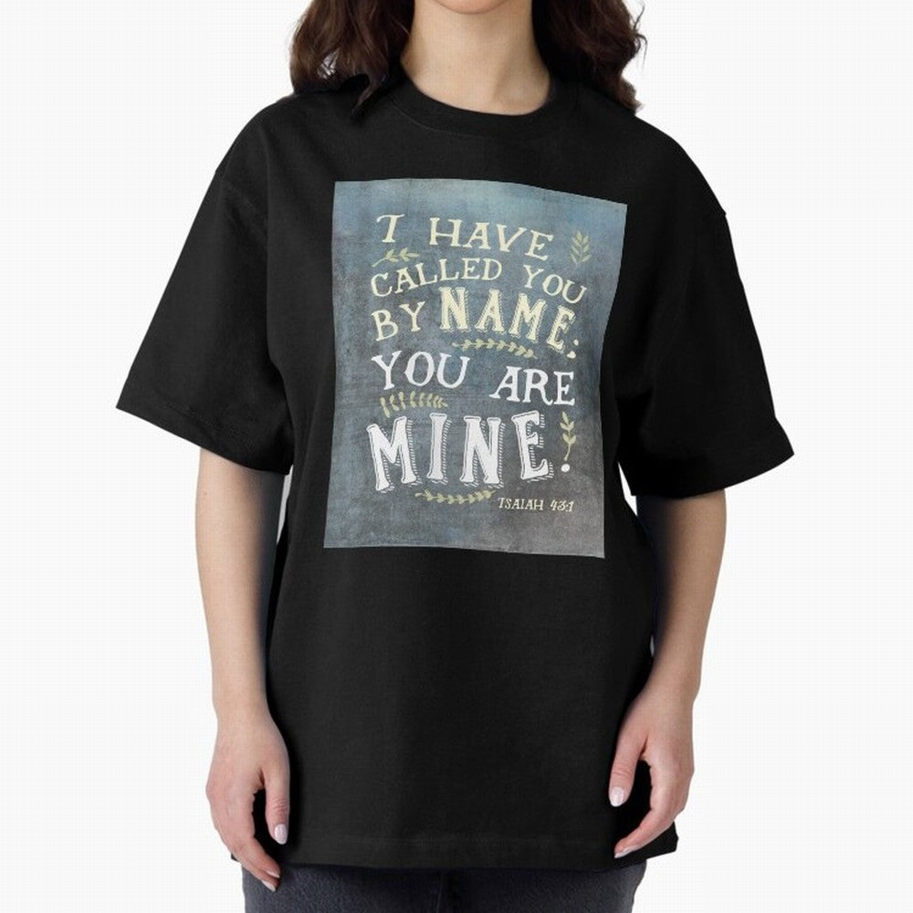 Isaiah 43:1: I Have Called You by Name Oversized T-Shirt Celebrate Football Dreams Across FIFA World Cup 2026 Group Stage Featuring Haaland and Mbappe, Argentina, France and Brazil Energy, Soccer Culture, Superstar Moments, National Team Dreams and