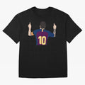 Lionel Messi Iconic Goal Celebration #o44 Oversized T-Shirt Bring Global Football Passion for FIFA World Cup 2026 Group Stage, Filled with CR7, Brazil, Supporter Pride, Iconic Celebrations, Legendary Names and Global Match Day Energy; Perfect for
