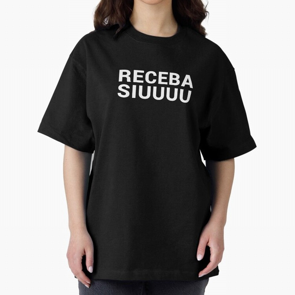 Receba siuuu Oversized T-Shirt Bring Global Tournament Vibes to FIFA World Cup 2026 USA Canada Mexico Made for Cristiano Ronaldo, Argentina, France and Brazil Energy, Football Festival Excitement, Trophy Ambitions, Country Rivalries and Star Player