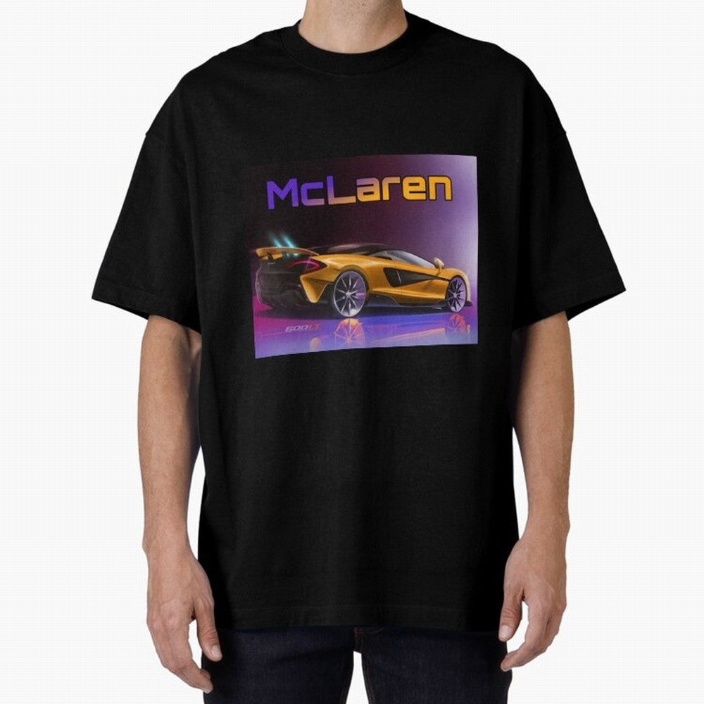 Mclaren in Gradient Metallic Color Oversized T-Shirt Feel International Energy from the FIFA World Cup 2026 USA Canada Mexico Journey through Cristiano Ronaldo Highlights, Portugal, Spain and Germany Pride, Match Day Excitement, Supporter Culture,