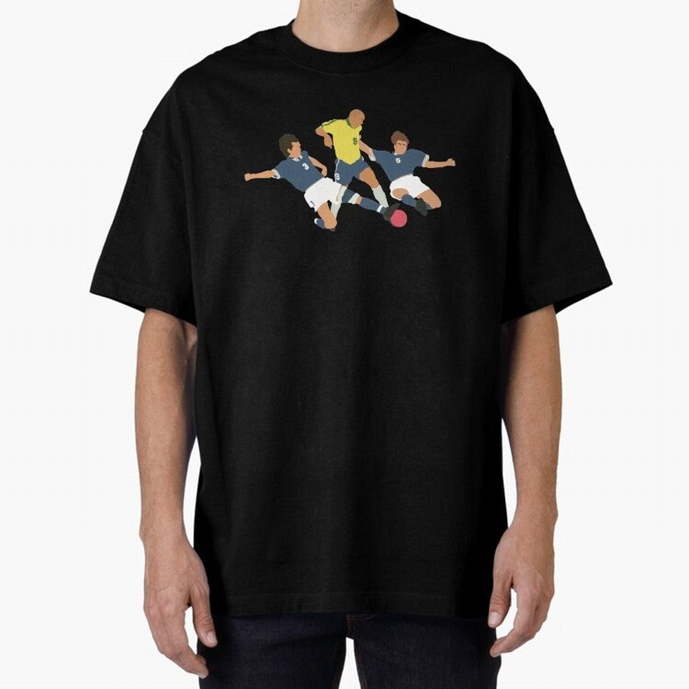 Ronaldo vs Maldini & Cannavaro Iconic Football Moment Oversized T-Shirt Bring Legendary Rivalry Energy to FIFA World Cup 2026 Built around CR7, England, France and Netherlands Energy, Stadium Memories, Football Loyalty, International Chants and