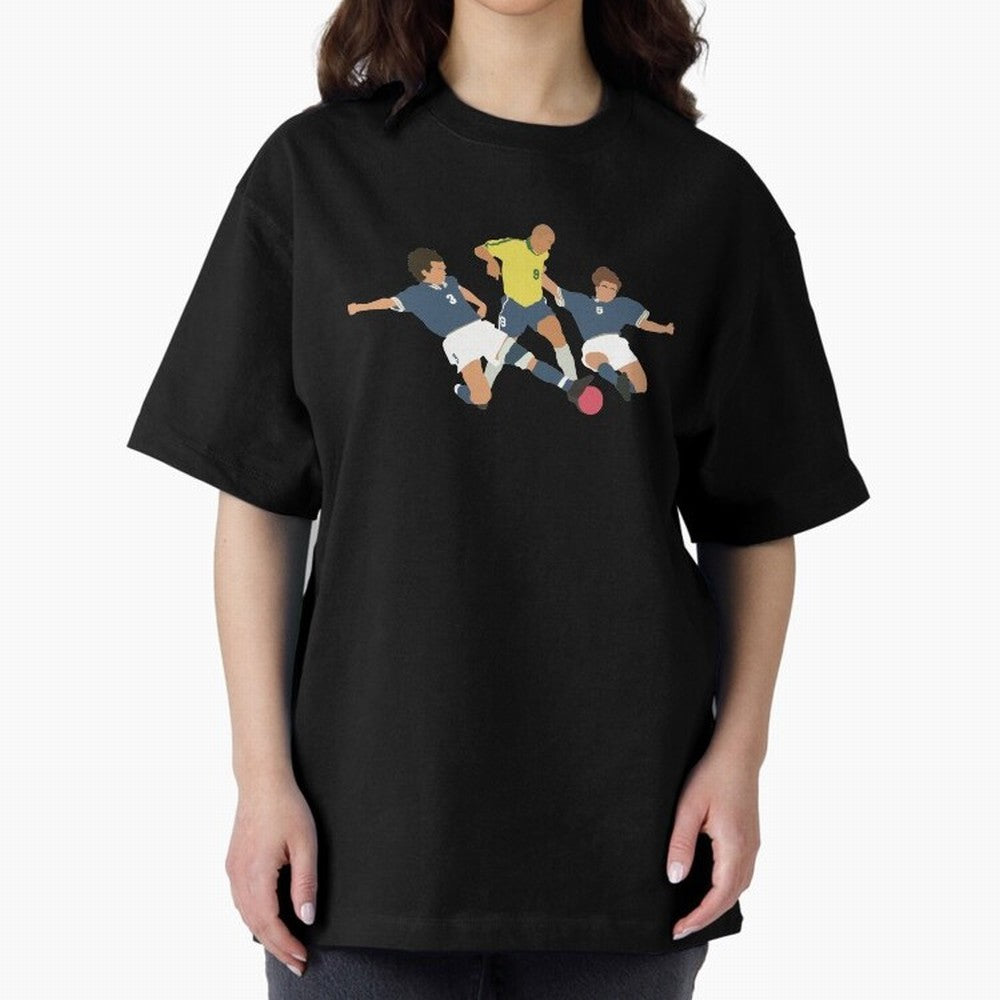 Ronaldo vs Maldini & Cannavaro Iconic Football Moment Oversized T-Shirt Bring Legendary Rivalry Energy to FIFA World Cup 2026 Built around CR7, England, France and Netherlands Energy, Stadium Memories, Football Loyalty, International Chants and