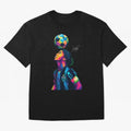 Ronaldinho Wpap Art Oversized T-Shirt Back the Journey through FIFA World Cup 2026 USA Canada Mexico for Fans of Messi, CR7 and Mbappe and England, France and Netherlands, Bringing Soccer Culture, Superstar Moments, National Team Dreams and