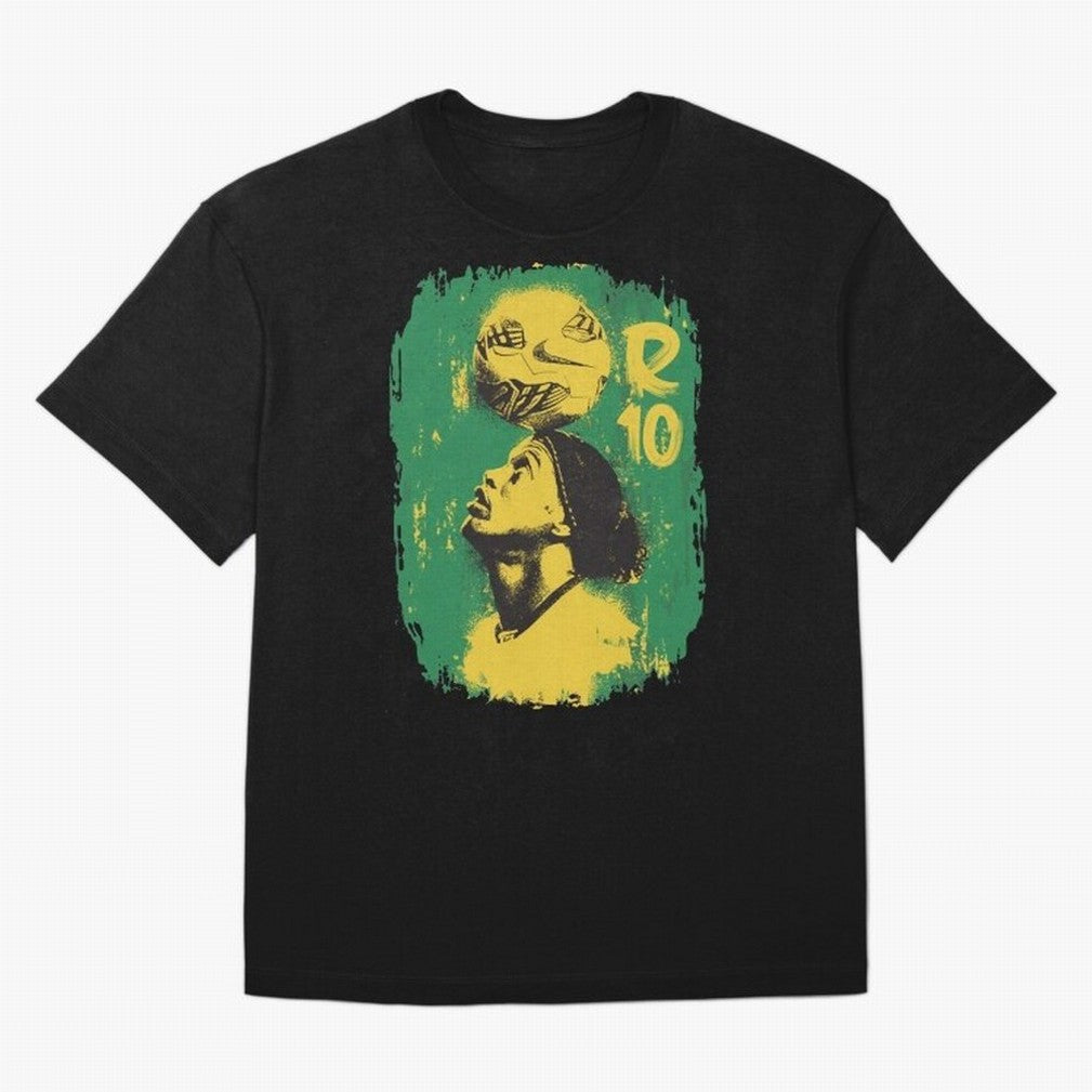 Ronaldinho Oversized T-Shirt Follow Every Goal of FIFA World Cup 2026 Highlighting Cristiano Ronaldo, Haaland and CR7, Argentina Energy, Worldwide Fan Energy, Dramatic Goals, Stadium Lights and Championship Celebrations; Perfect for People Who Love