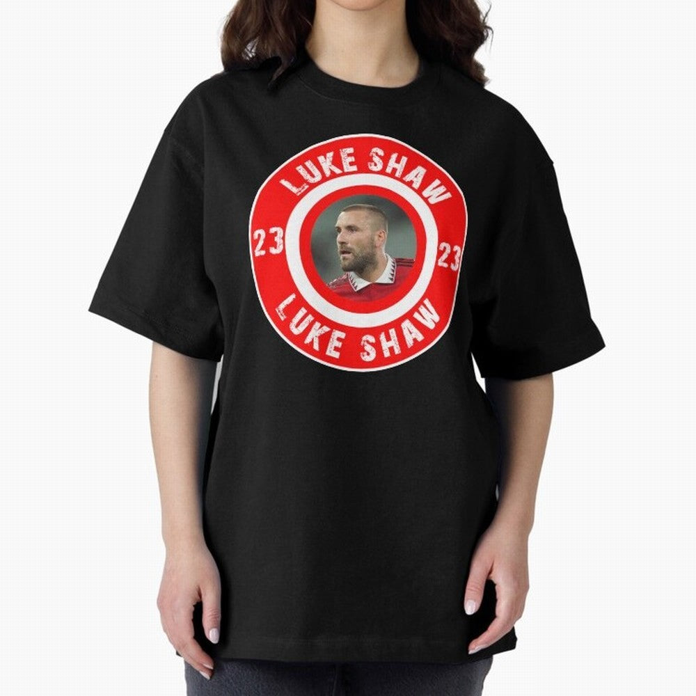 Luke Shaw Oversized T-Shirt Celebrate Classic Football Spirit in Global Football Passion for FIFA World Cup 2026, Celebrating Mbappe and Neymar, Spain and Netherlands, Match Day Excitement, Supporter Culture, Golden Goals and Global Football