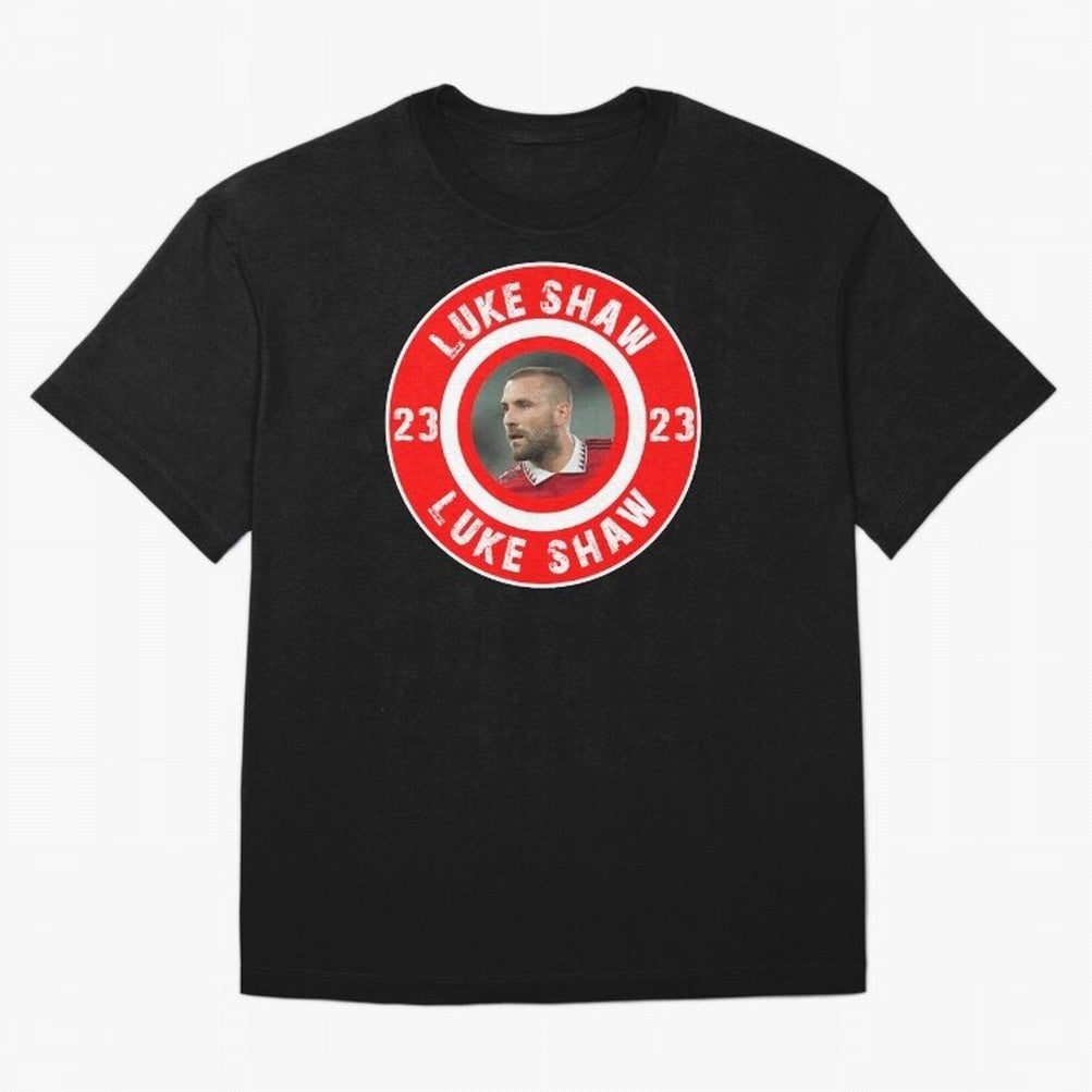 Luke Shaw Oversized T-Shirt Celebrate Classic Football Spirit in Global Football Passion for FIFA World Cup 2026, Celebrating Mbappe and Neymar, Spain and Netherlands, Match Day Excitement, Supporter Culture, Golden Goals and Global Football
