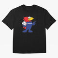 Footix - World Cup 98' Mascote Logo Oversized T-Shirt Share Match Day Hype around FIFA World Cup 2026 USA Canada Mexico, Cristiano Ronaldo, Germany, Championship Spirit, Famous Goals, Roaring Crowds and International Football Unity; Made for