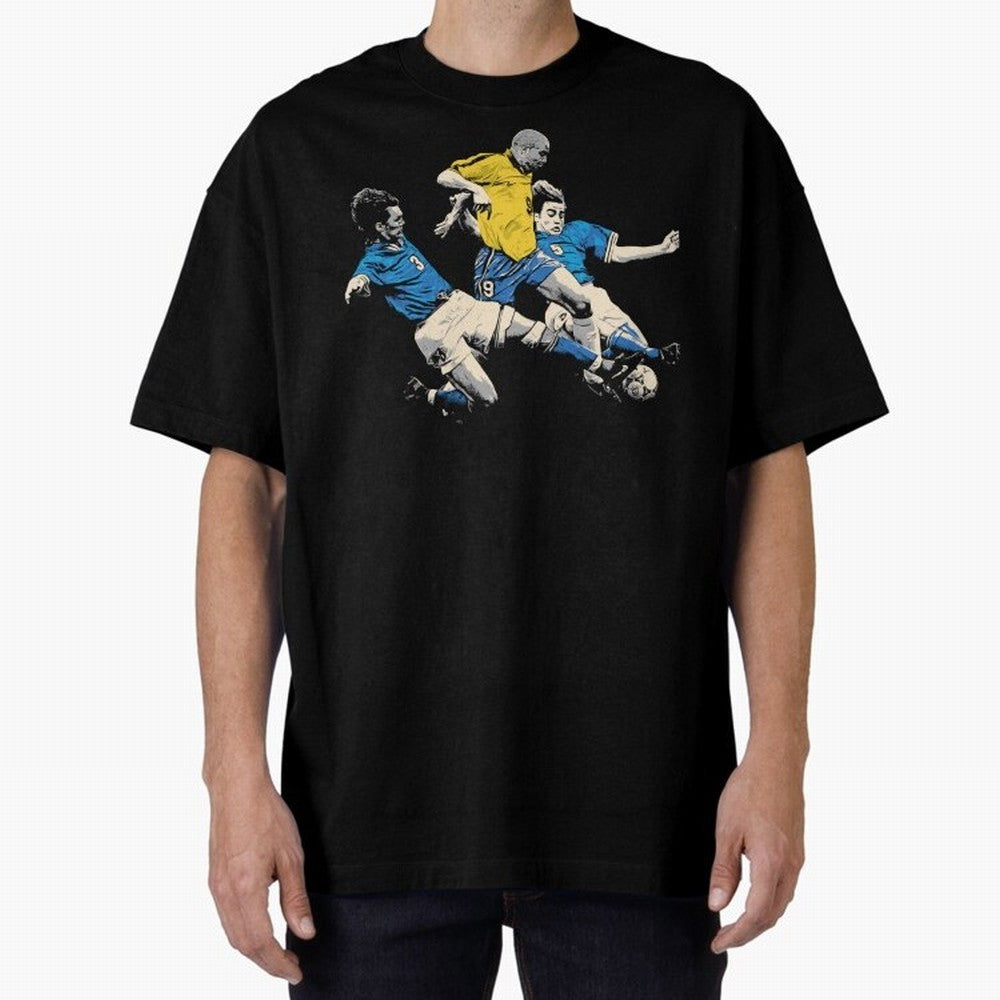 Ronaldo Nazario Oversized T-Shirt Make Memories around FIFA World Cup 2026 Group Stage for Fans of Haaland and Spain, Bringing Supporter Pride, Iconic Celebrations, Legendary Names and Global Match Day Energy; Perfect for Supporters Who Want Bold