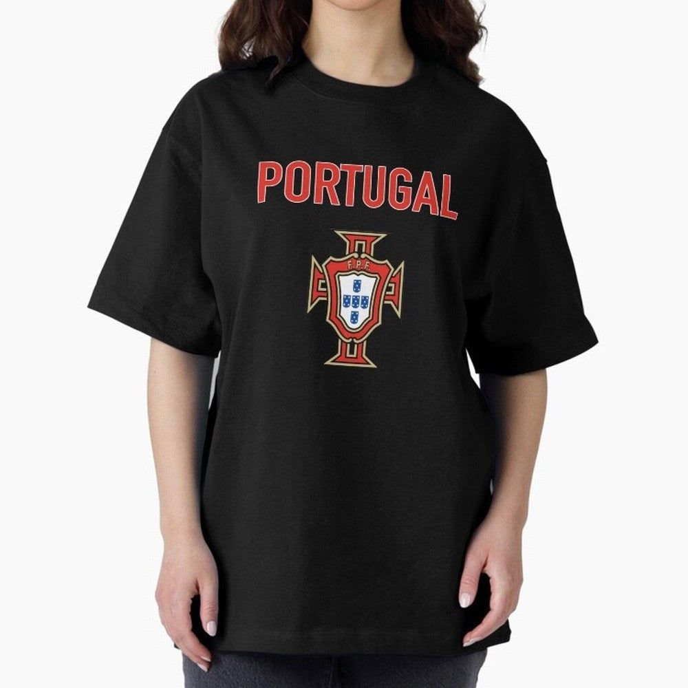 Portugal Oversized T-Shirt Elevate FIFA World Cup 2026 for Fans of Messi and Spain, Bringing Tournament Hype, Historic Matchups, Family Viewing Parties and Global Sports Pride; Ideal for Fans Who Follow Messi, Cristiano Ronaldo, CR7, Mbappe, Neymar