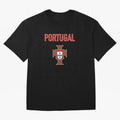 Portugal Oversized T-Shirt Elevate FIFA World Cup 2026 for Fans of Messi and Spain, Bringing Tournament Hype, Historic Matchups, Family Viewing Parties and Global Sports Pride; Ideal for Fans Who Follow Messi, Cristiano Ronaldo, CR7, Mbappe, Neymar