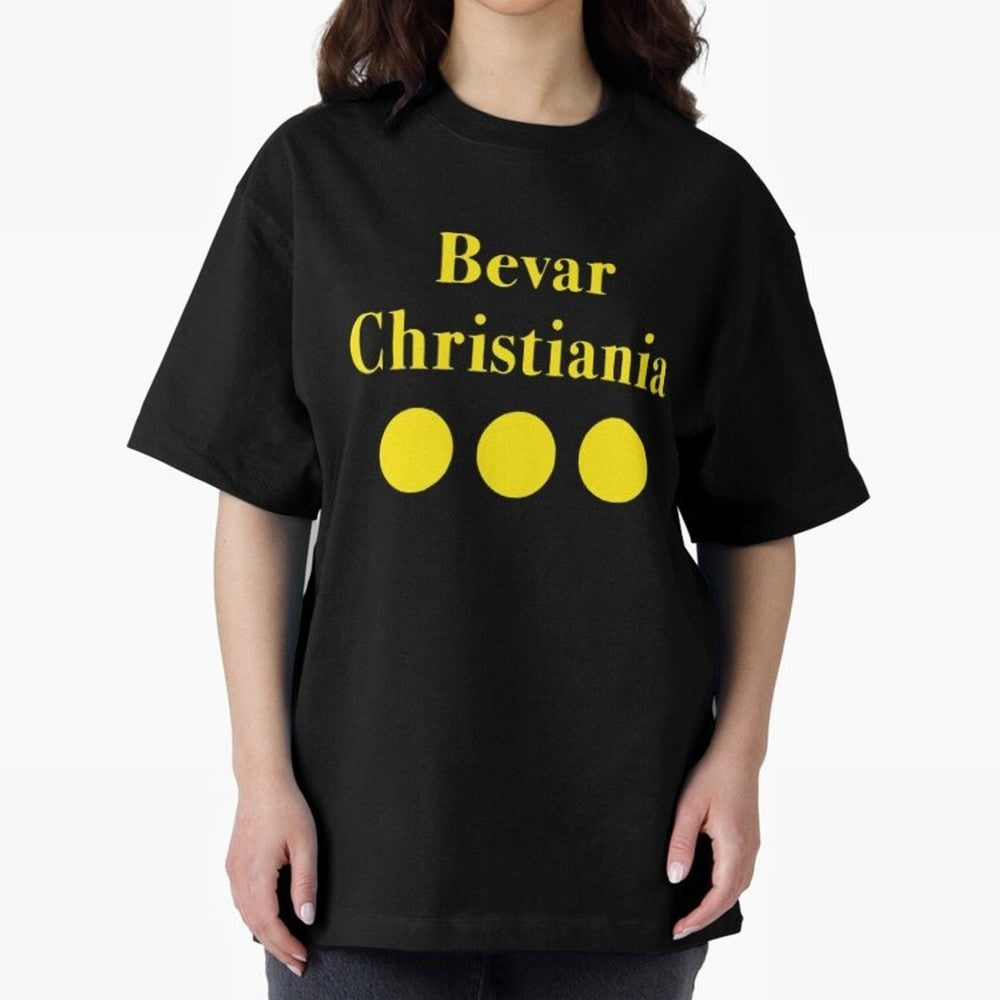 Bevar Christiania Oversized T-Shirt Celebrate Match Day Hype around FIFA World Cup 2026 USA Canada Mexico, CR7 and Messi, England and Germany, Champion Mindset, Group Stage Buzz, Knockout Tension and Passionate Fan Culture; Great for Watch Parties,