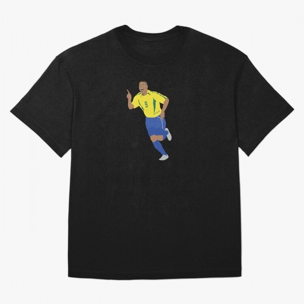 R9 Brazil - Ronaldo Oversized T-Shirt Elevate FIFA World Cup 2026 Group Stage for Fans of Neymar, Haaland and Cristiano Ronaldo and Germany, Bringing Match Day Excitement, Supporter Culture, Golden Goals and Global Football Passion; Great for Watch