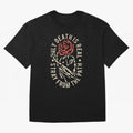 Stray from the path /only ddeath is real Oversized T-Shirt Live the Energy of FIFA World Cup 2026 Spirit, with France, Messi and Cristiano Ronaldo, Football Passion, Legendary Performances, Festival Vibes and Supporter Community; Ideal for Fans Who