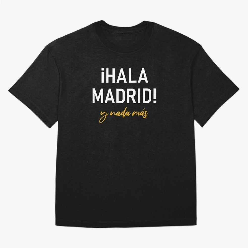 Hala Madrid Oversized T-Shirt Carry National Pride through Match Day Hype around FIFA World Cup 2026 Group Stage, CR7, France and Portugal, Stadium Memories, Football Loyalty, International Chants and Championship Tradition; Great for Watch