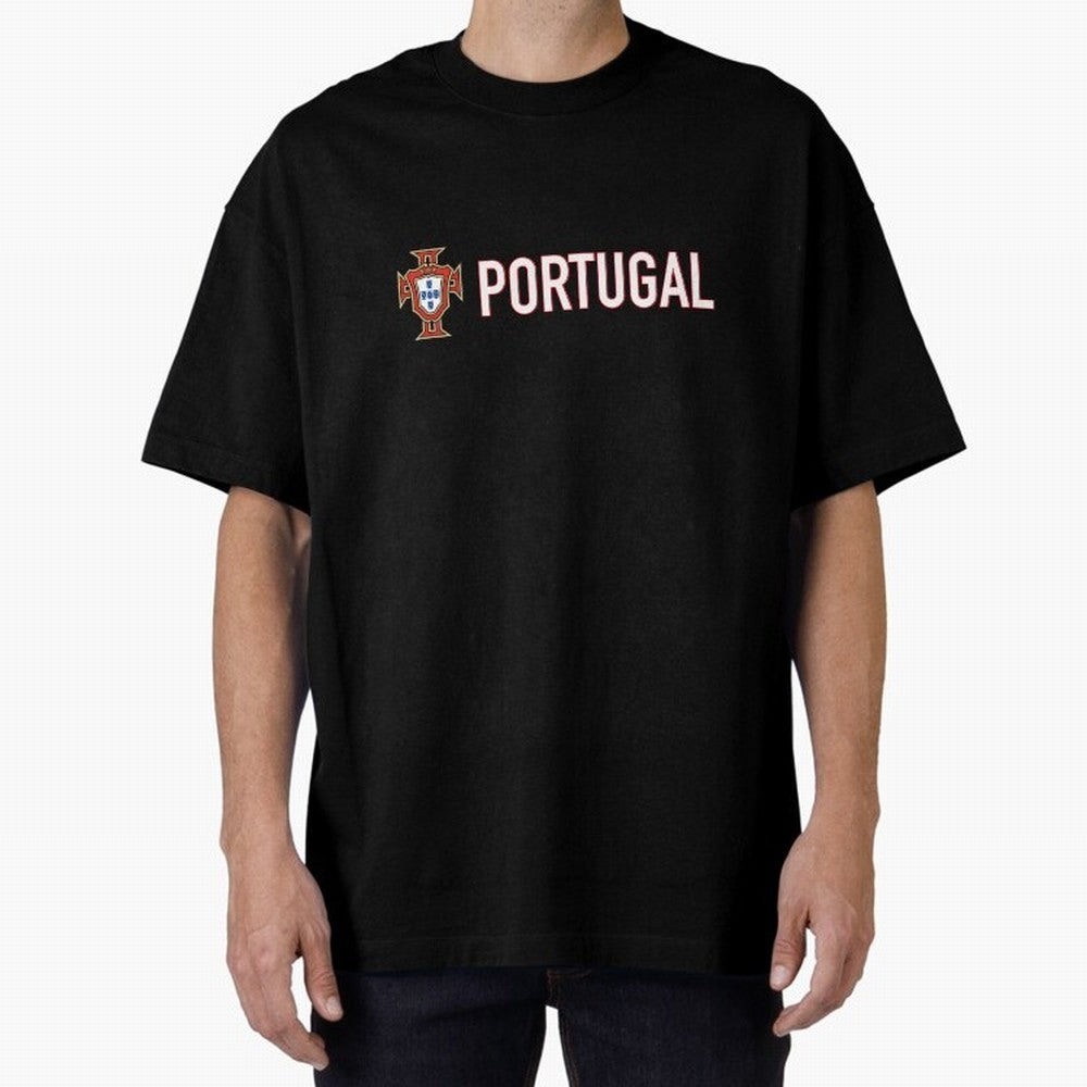 Portugal Oversized T-Shirt Represent the Passion of FIFA World Cup 2026 Centered on Cristiano Ronaldo, England and Germany Energy, Champion Mindset, Group Stage Buzz, Knockout Tension and Passionate Fan Culture; Made for Die Hard Supporters, Soccer