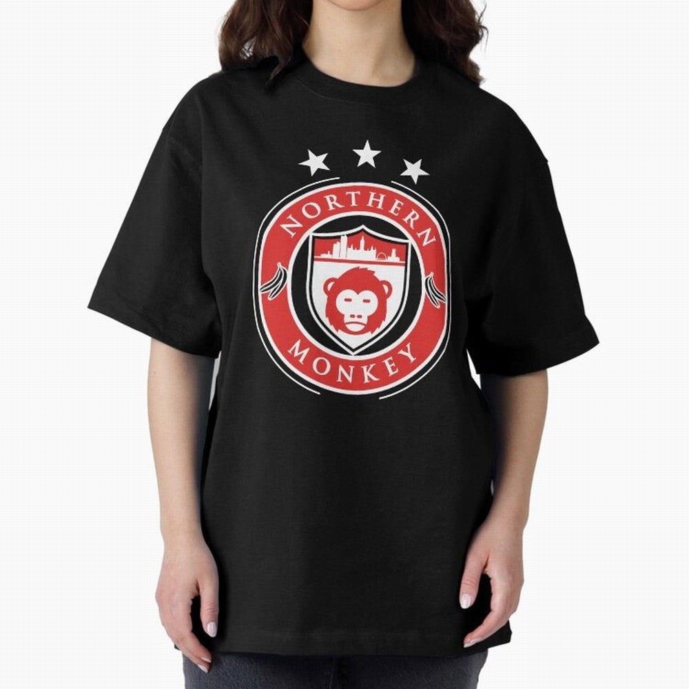 Northern Monkey United Oversized T-Shirt Keep Football History Alive during FIFA World Cup 2026 Group Stage Driven by Mbappe, France Energy, Global Supporter Spirit, Legendary Goals, National Colors and Tournament Celebration; Perfect for Fans,