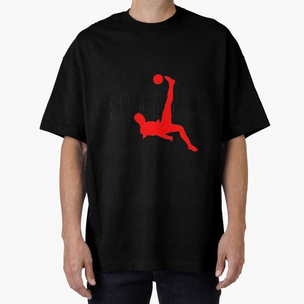 Air Ronaldo Classic T-Shirt Oversized T-Shirt Turn Every Weekend Toward the FIFA World Cup 2026 USA Canada Mexico Journey through Neymar, Haaland and Cristiano Ronaldo Highlights, Brazil, Portugal and Argentina Pride, Goal Celebration Energy,