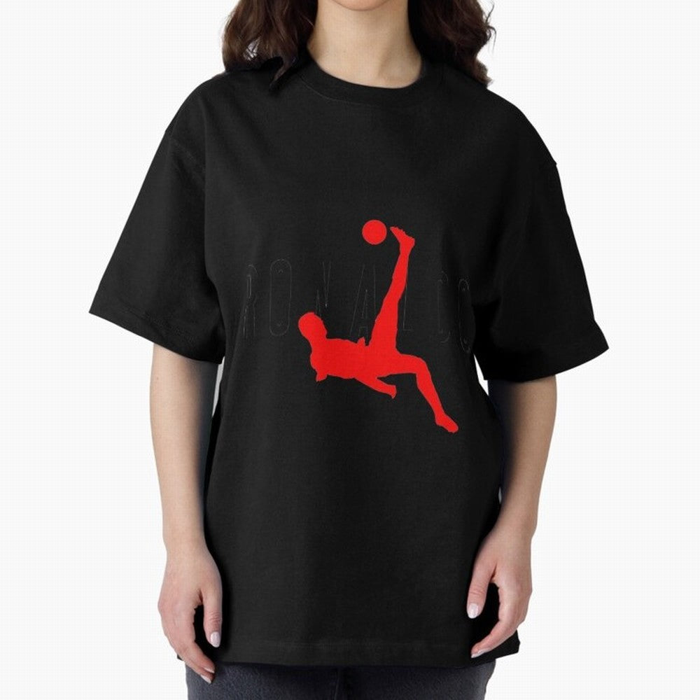 Air Ronaldo Classic T-Shirt Oversized T-Shirt Turn Every Weekend Toward the FIFA World Cup 2026 USA Canada Mexico Journey through Neymar, Haaland and Cristiano Ronaldo Highlights, Brazil, Portugal and Argentina Pride, Goal Celebration Energy,